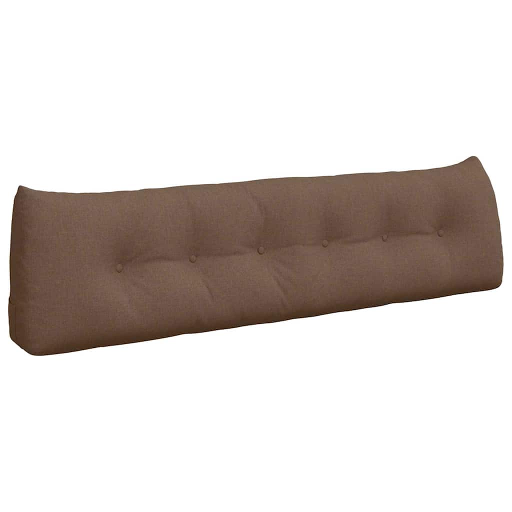 Cuscino per Schiena Marrone 180 x 24 x 50 cm Tessuto