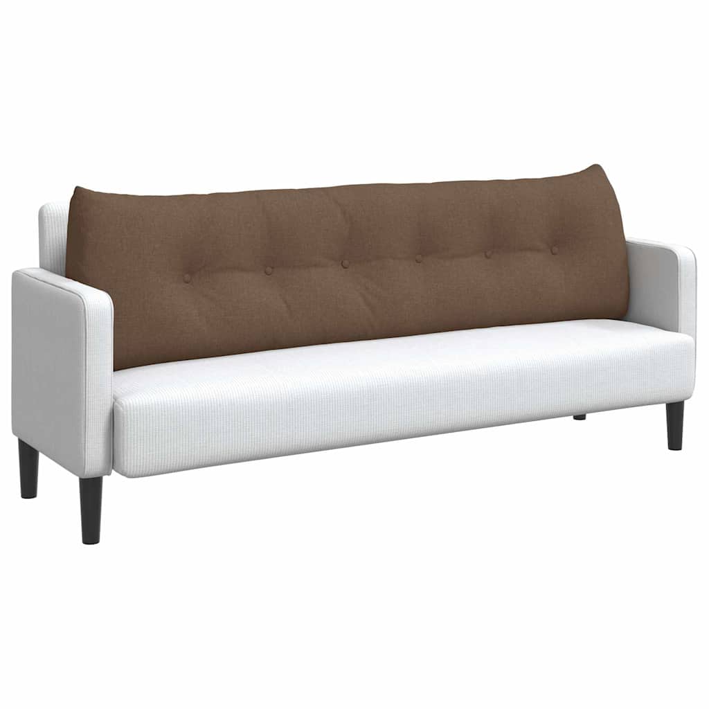 Cuscino per Schiena Marrone 180 x 24 x 50 cm Tessuto