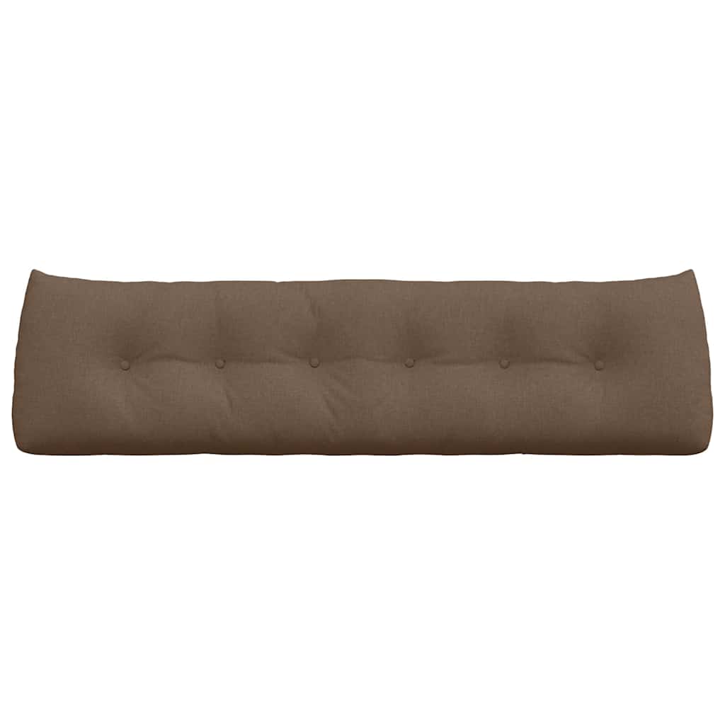 Cuscino per Schiena Marrone 180 x 24 x 50 cm Tessuto