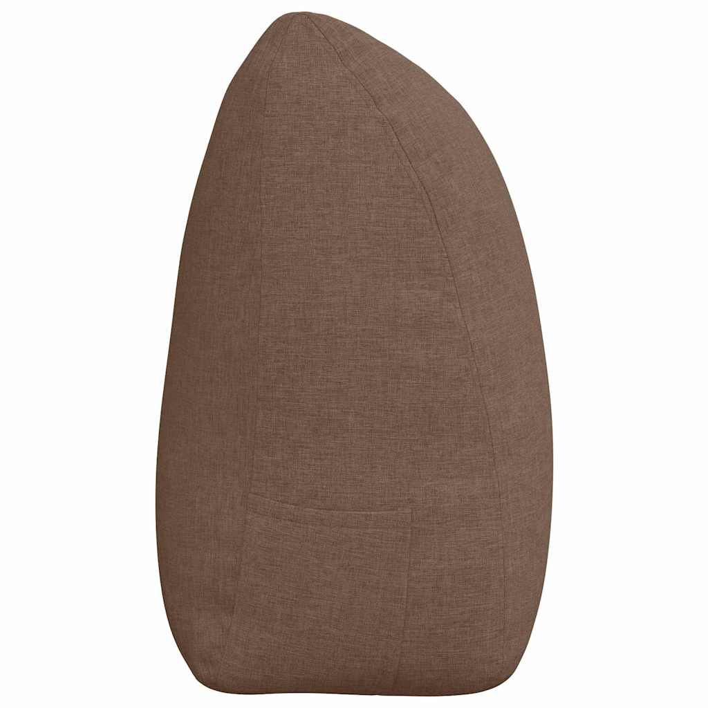 Cuscino per Schiena Marrone 180 x 24 x 50 cm Tessuto
