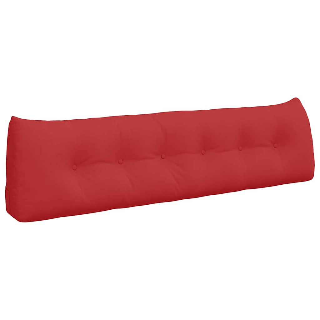 Cuscino per Schiena Rosso 180 x 24 x 50 cm Tessuto