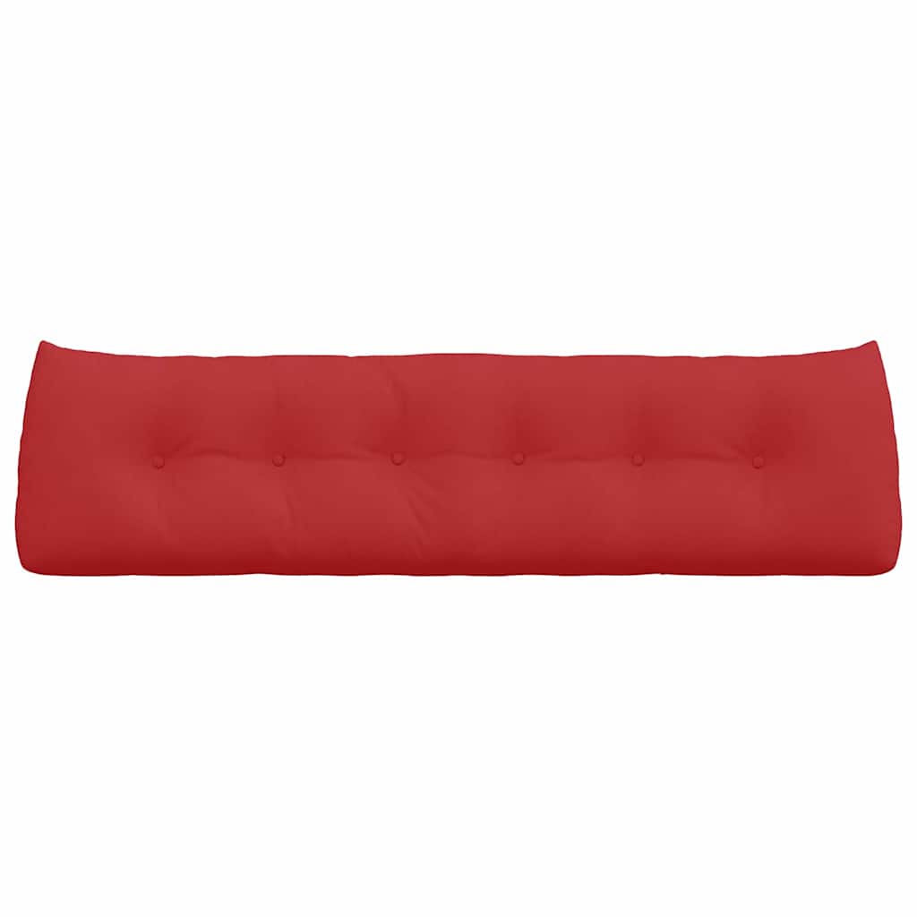 Cuscino per Schiena Rosso 180 x 24 x 50 cm Tessuto