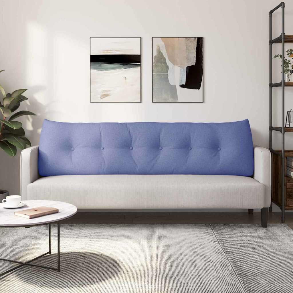 Cuscino per Schiena Blu jeans 180 x 24 x 50 cm Tessuto