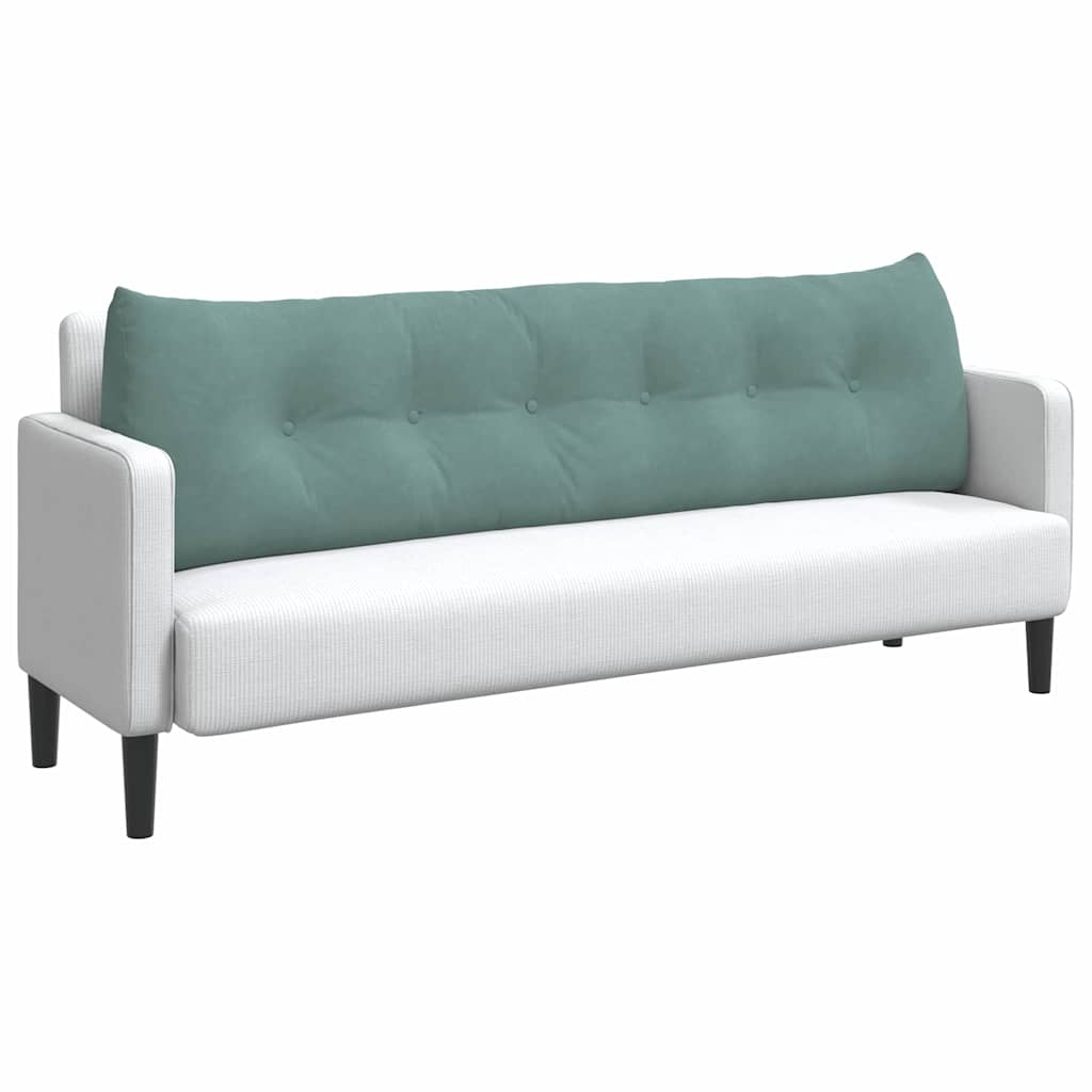 Cuscino per Schiena Verde Mare 180 x 24 x 50 cm Velluto