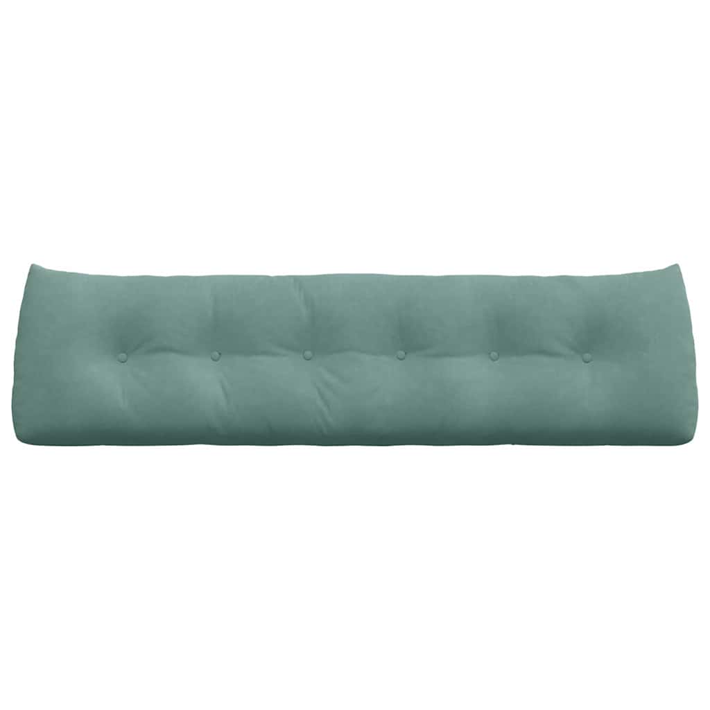 Cuscino per Schiena Verde Mare 180 x 24 x 50 cm Velluto