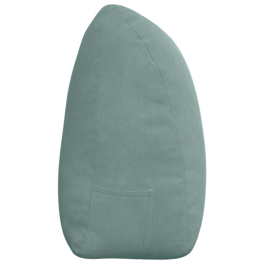 Cuscino per Schiena Verde Mare 180 x 24 x 50 cm Velluto