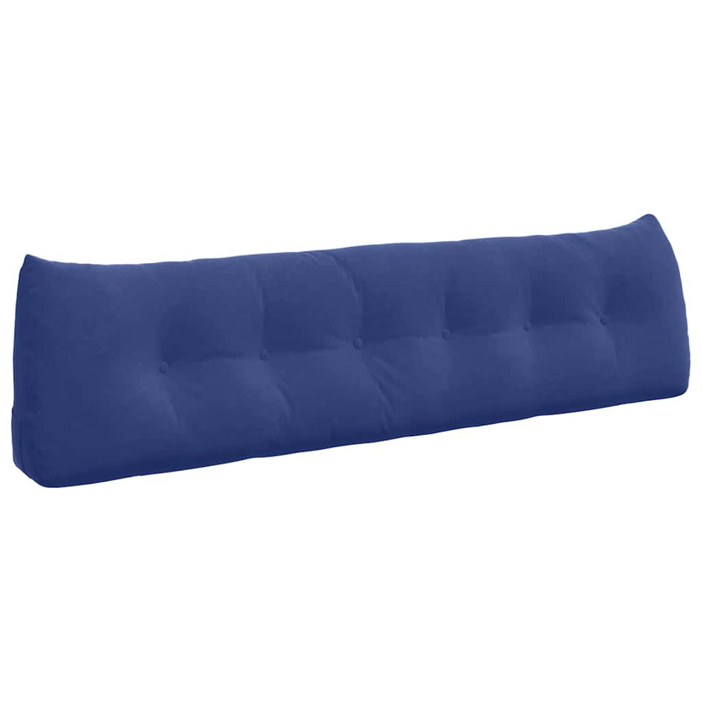 Cuscino per Schiena Blu Polizia 180 x 24 x 50 cm Velluto
