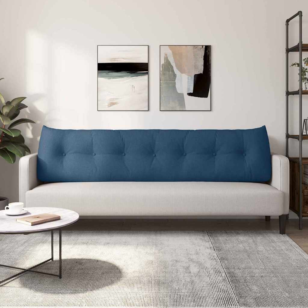 Cuscino per Schiena Blu 200 x 24 x 50 cm Tessuto