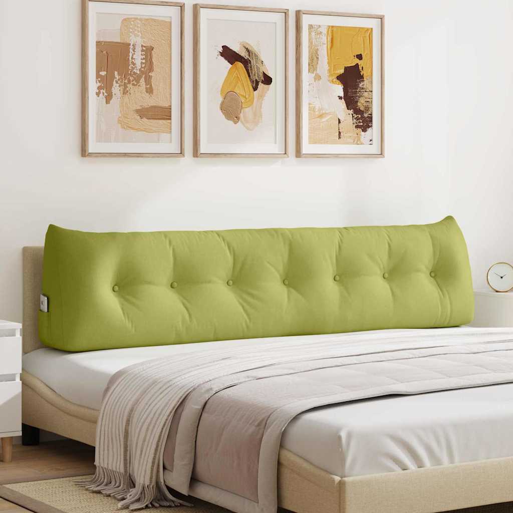 Cuscino per Schiena Verde chiaro 200 x 24 x 50 cm Tessuto