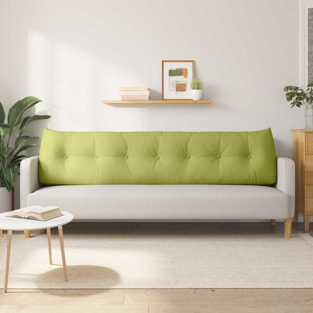 Cuscino per Schiena Verde chiaro 200 x 24 x 50 cm Tessuto