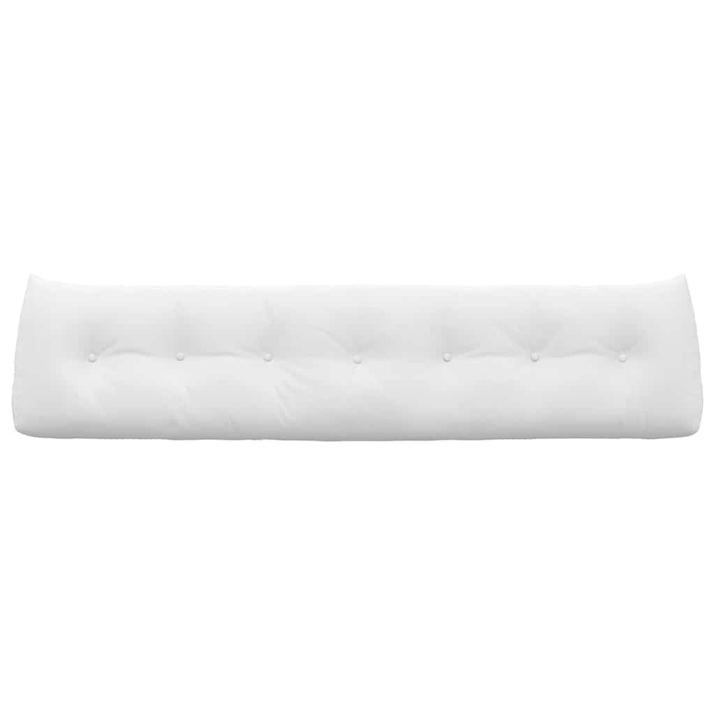 Cuscino per Schiena Bianco 200 x 24 x 50 cm Tessuto