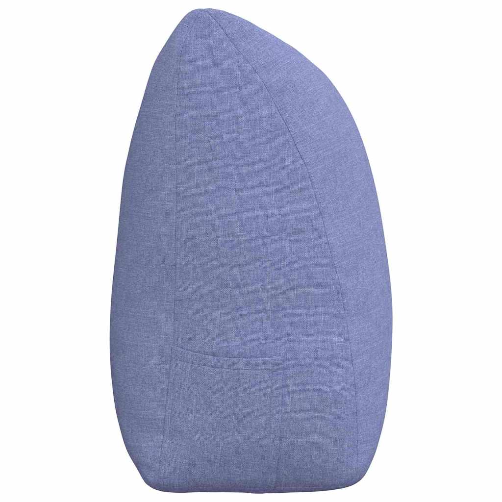 Cuscino per Schiena Blu jeans 200 x 24 x 50 cm Tessuto