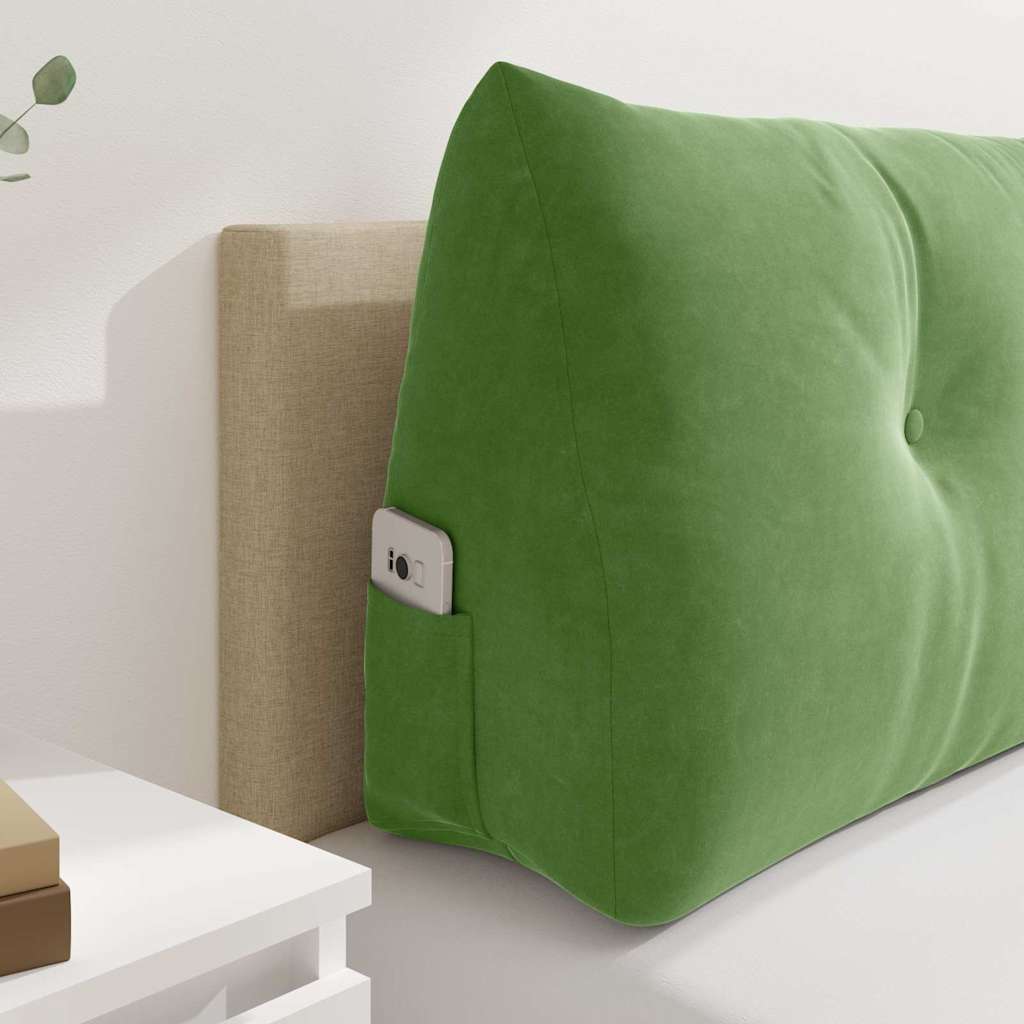 Cuscino per Schiena Verde chiaro 200 x 24 x 50 cm Velluto