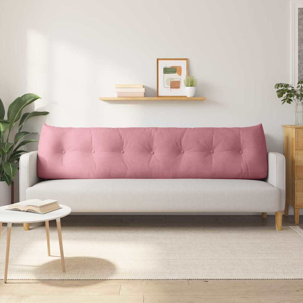 Cuscino per Schiena Rosa 200 x 24 x 50 cm Velluto