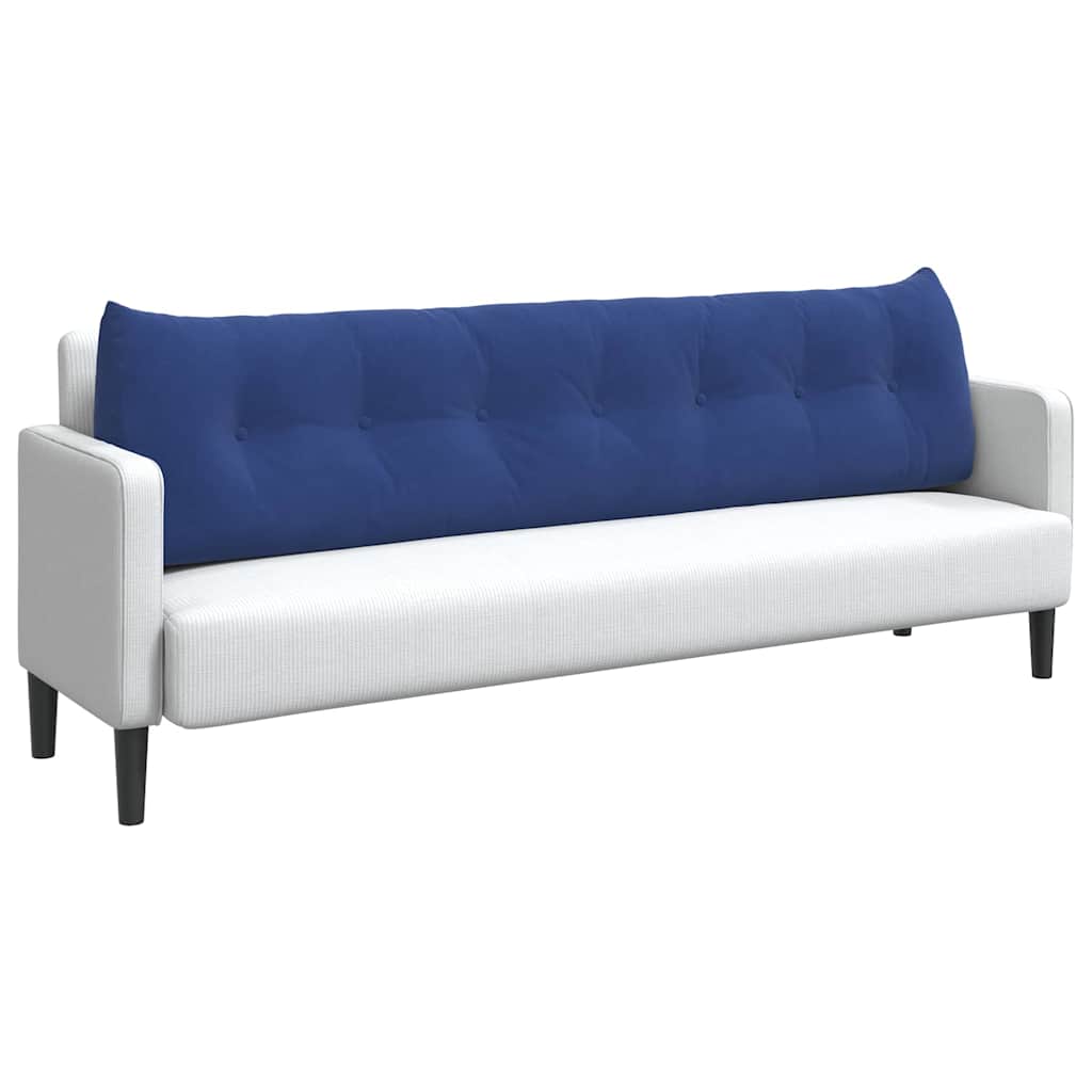 Cuscino per Schiena Blu Polizia 200 x 24 x 50 cm Velluto