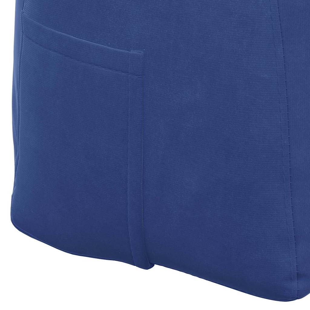 Cuscino per Schiena Blu Polizia 200 x 24 x 50 cm Velluto