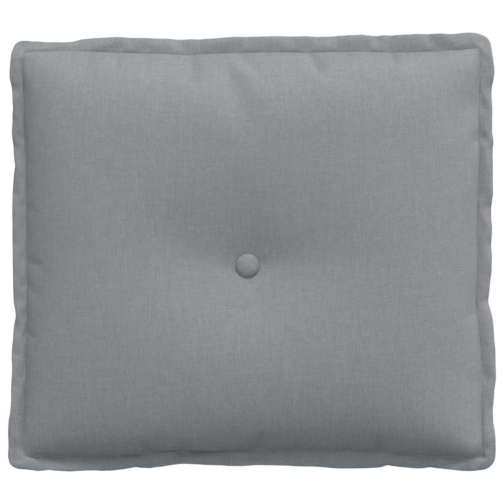 Cuscino per Schiena Grigio chiaro 50 x 19 x 45 cm Tessuto