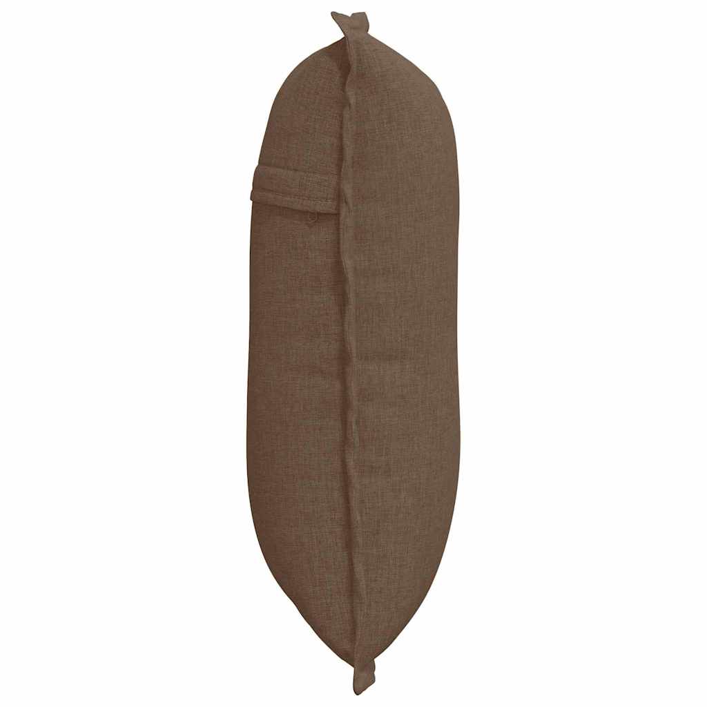 Cuscino per Schiena Marrone 50 x 19 x 45 cm Tessuto