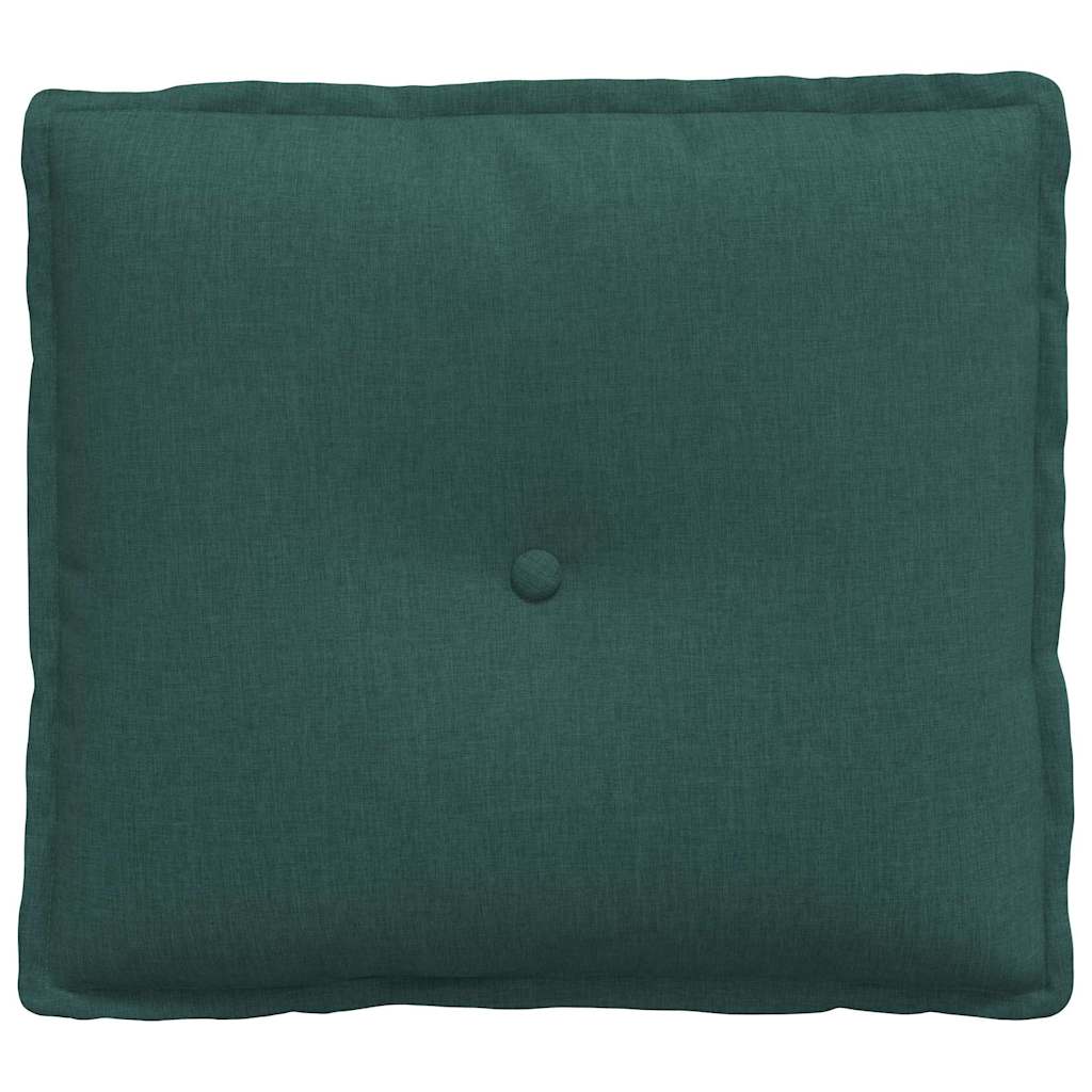 Cuscino per Schiena Verde Scuro 50 x 19 x 45 cm Tessuto