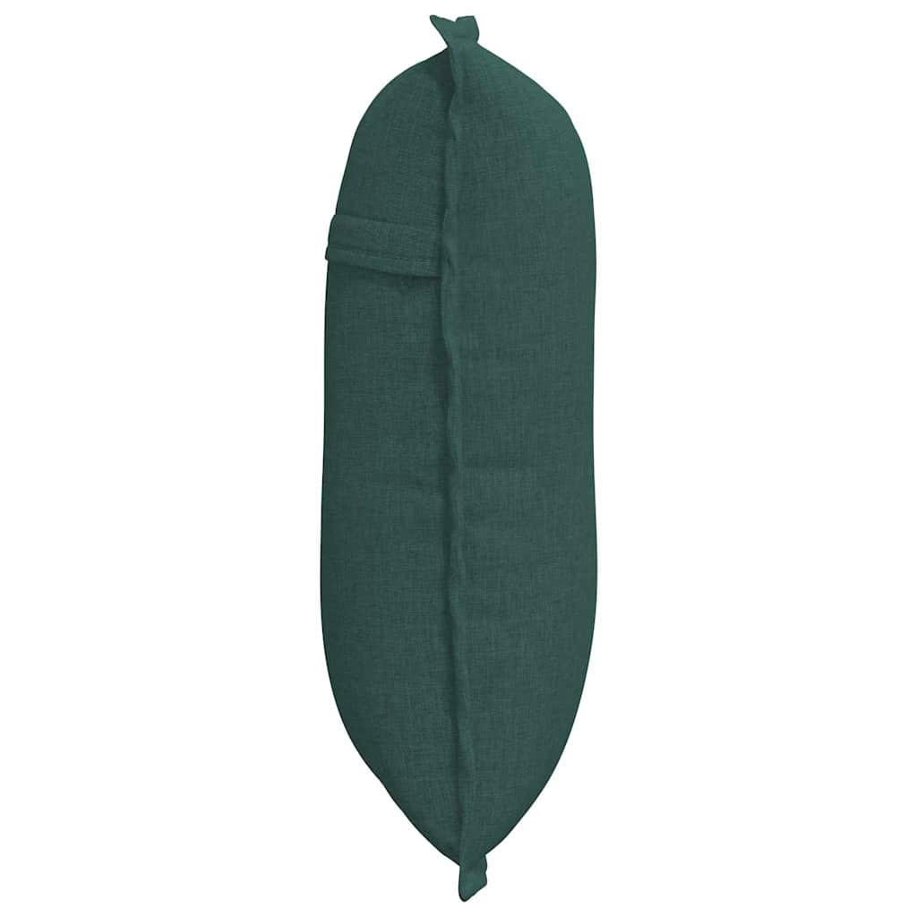 Cuscino per Schiena Verde Scuro 50 x 19 x 45 cm Tessuto