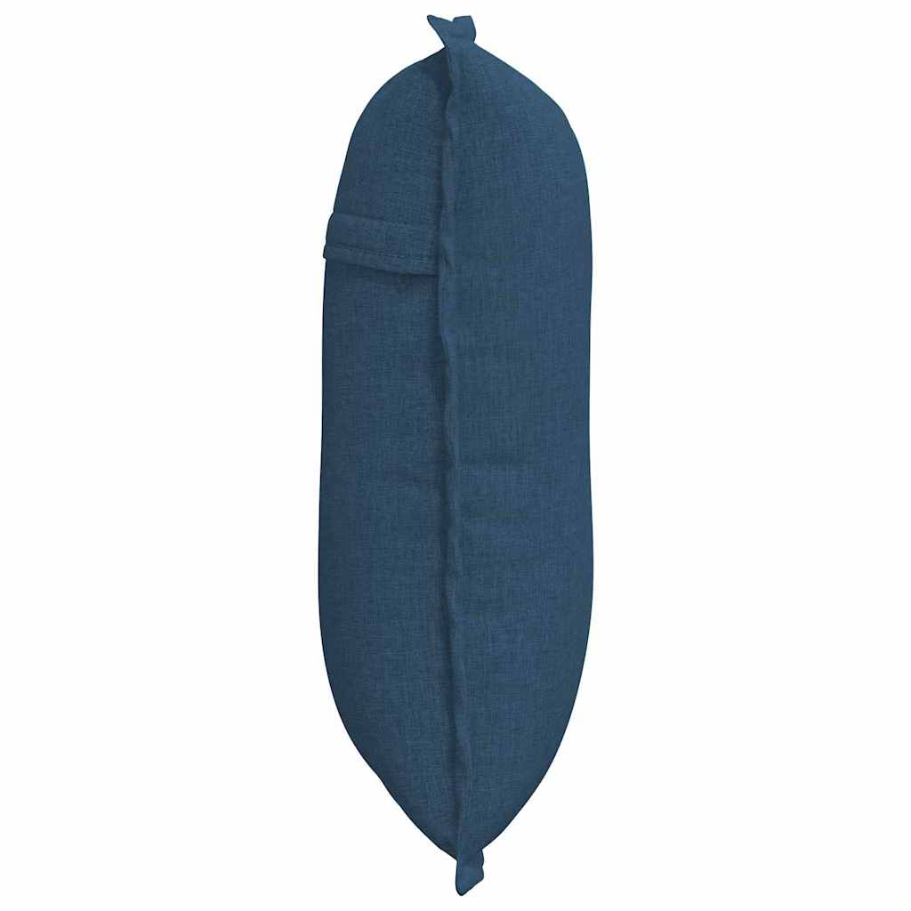 Cuscino per Schiena Blu 50 x 19 x 45 cm Tessuto