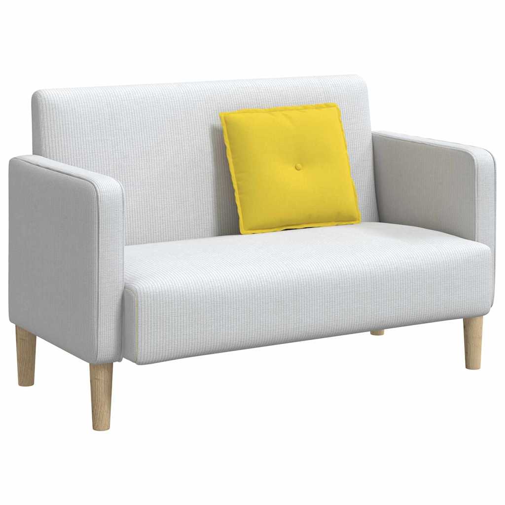 Cuscino per Schiena Giallo Chiaro 50 x 19 x 45 cm Tessuto
