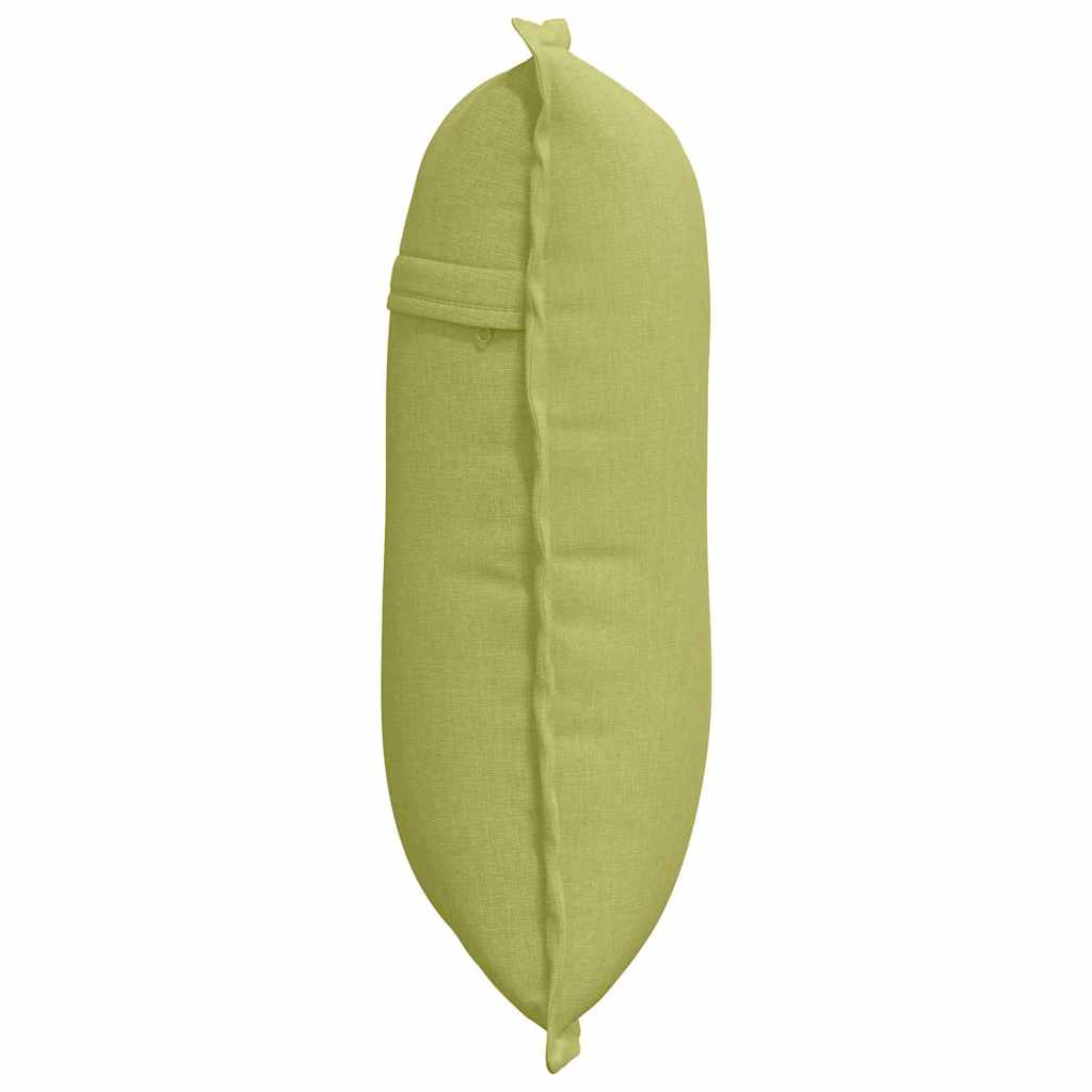 Cuscino per Schiena Verde chiaro 50 x 19 x 45 cm Tessuto