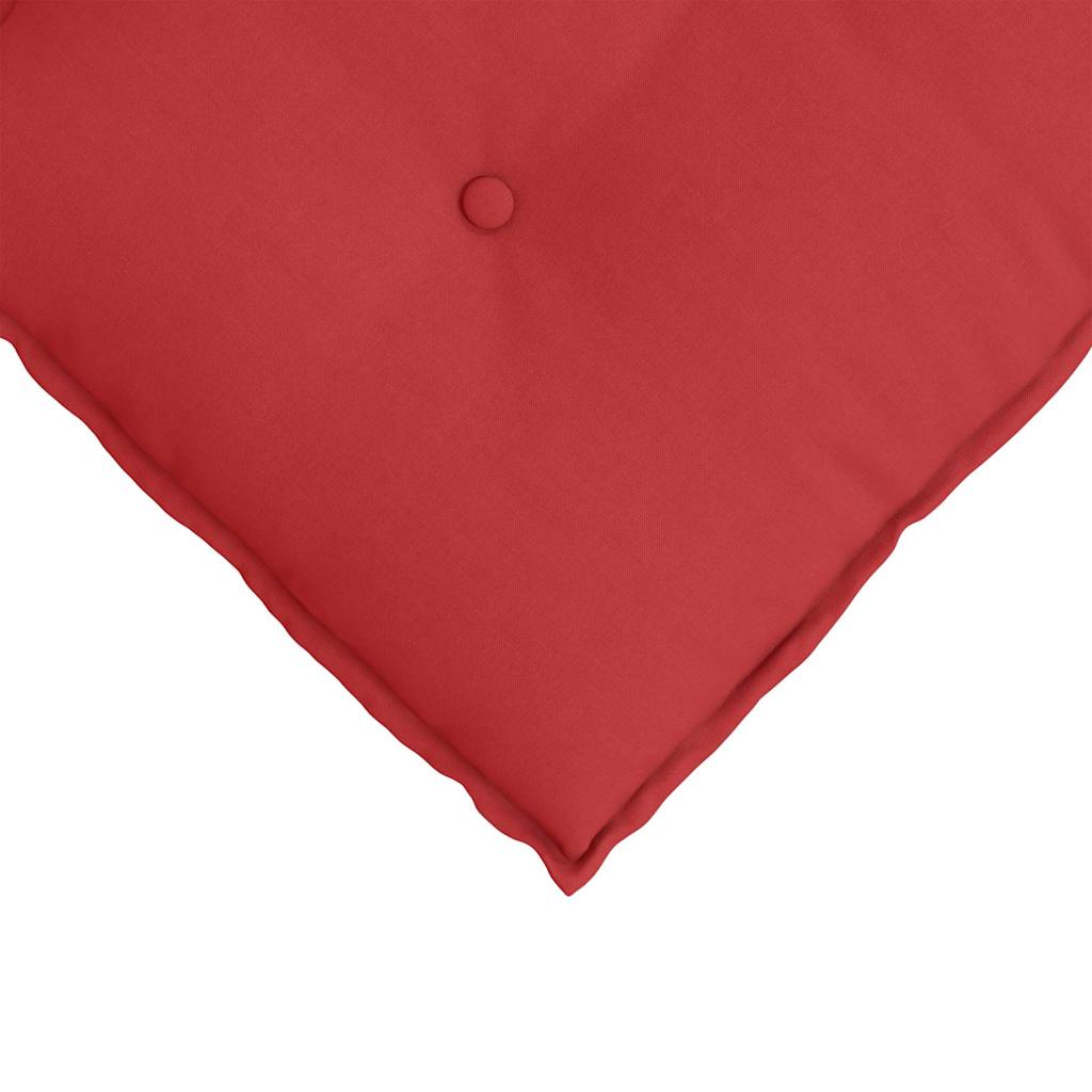 Cuscino per Schiena Rosso 50 x 19 x 45 cm Tessuto