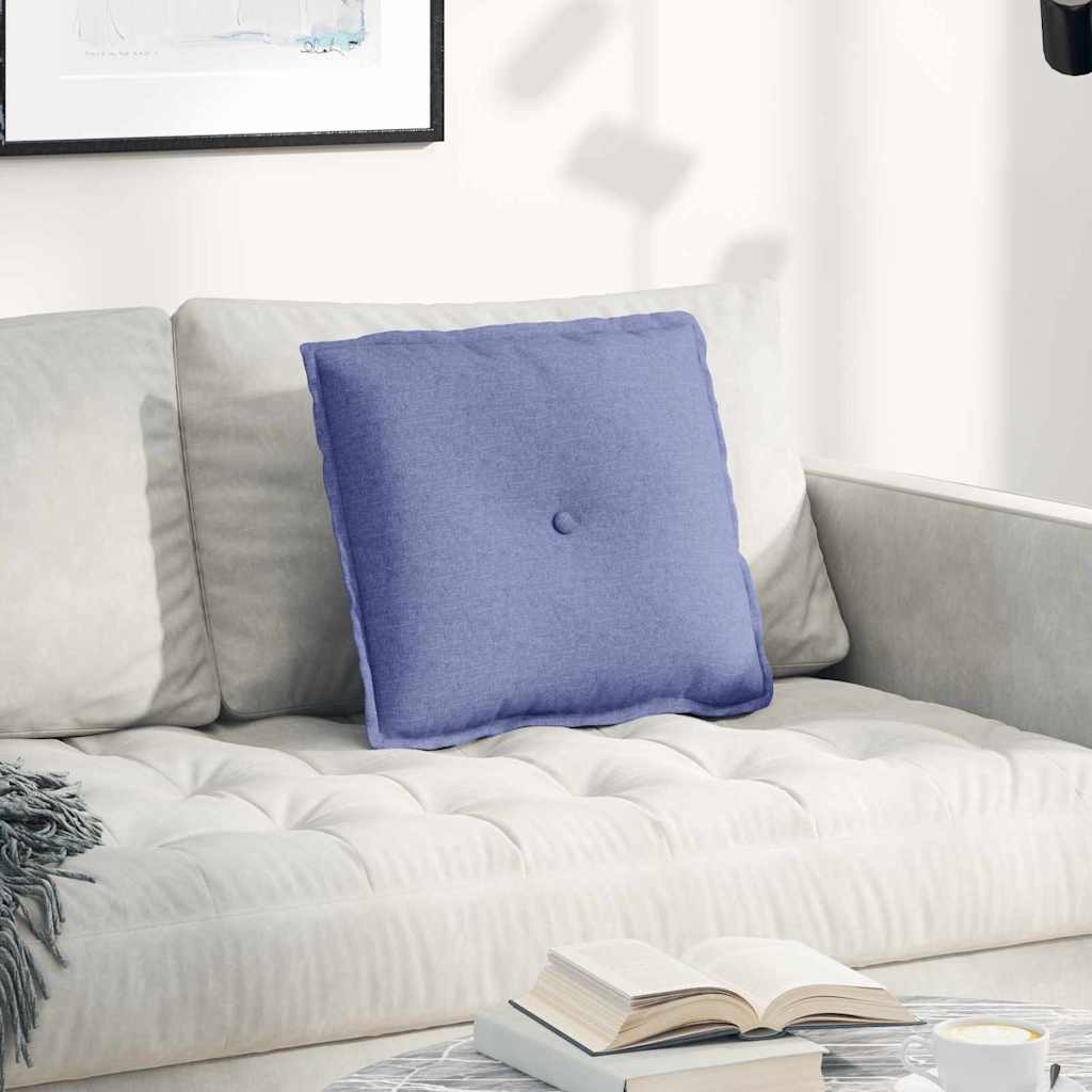 Cuscino per Schiena Blu jeans 50 x 19 x 45 cm Tessuto