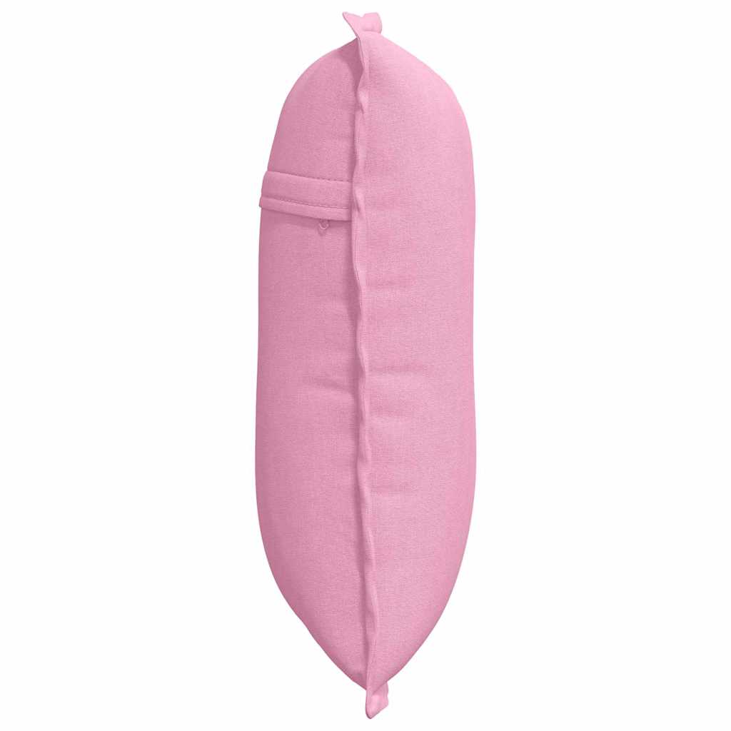 Cuscino per Schiena Rosa 50 x 19 x 45 cm Tessuto
