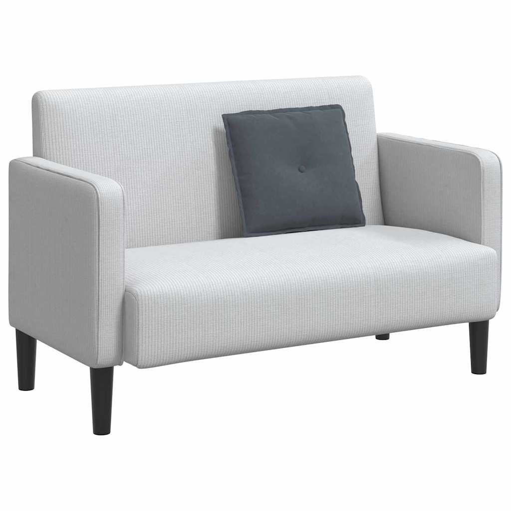 Cuscino per Schiena Grigio Scuro 50 x 45 cm Tessuto in Cords