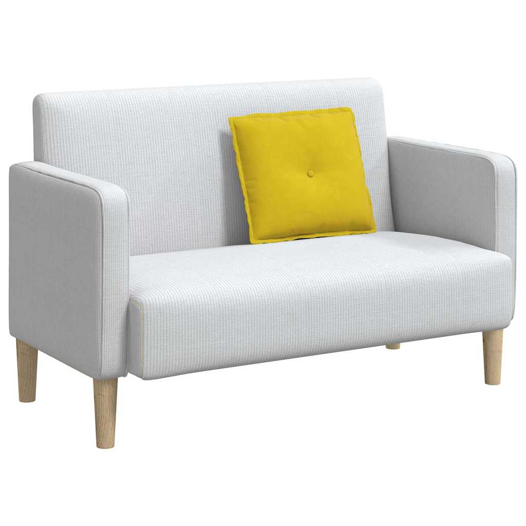 Cuscino per Schiena Giallo 50 x 45 cm Tessuto in Cords