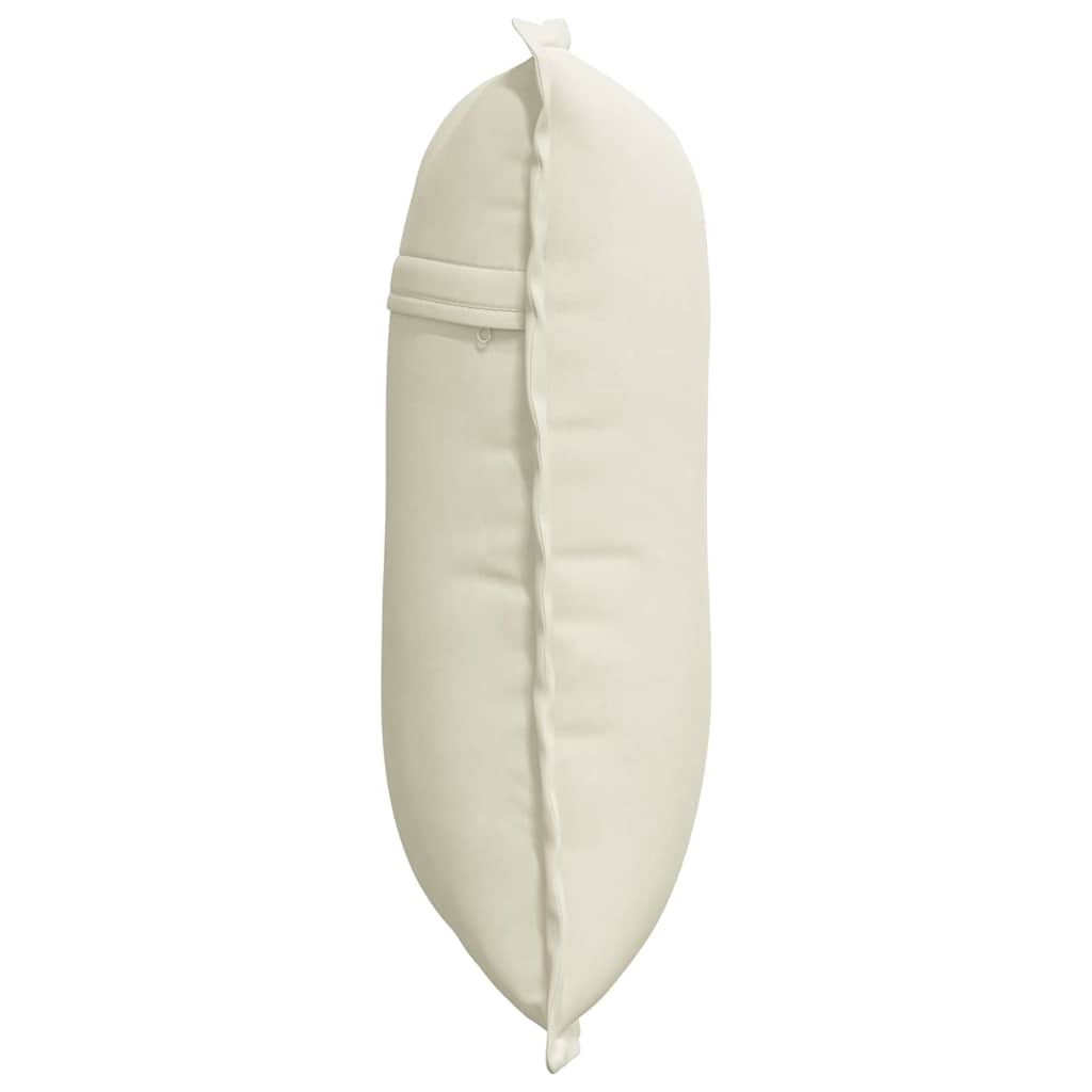 Cuscino per Schiena Crema 50 x 45 cm Tessuto in Cords