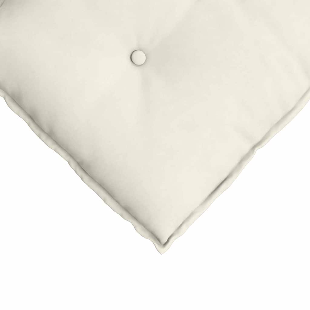 Cuscino per Schiena Crema 50 x 45 cm Tessuto in Cords