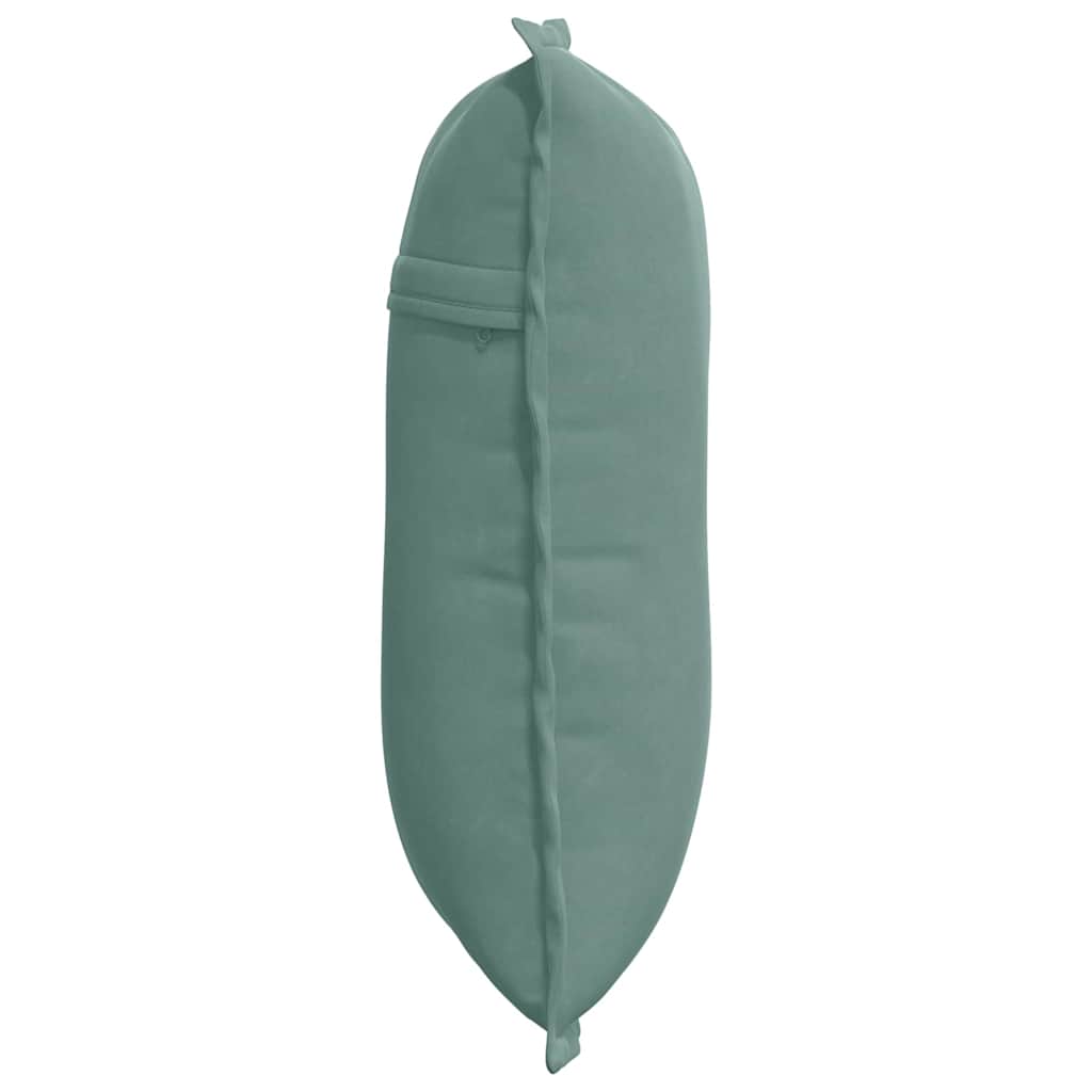 Cuscino per Schiena Verde Mare 50 x 45 cm Tessuto in Cords