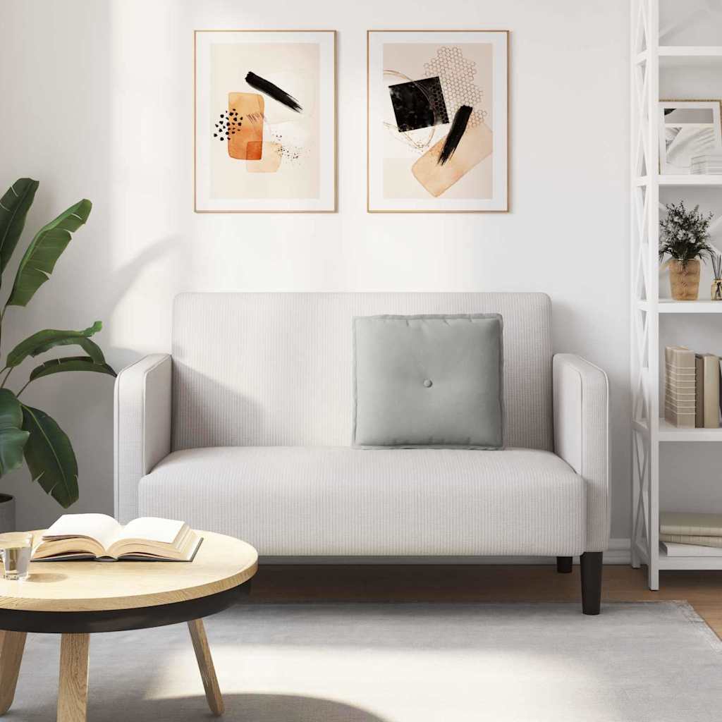 Cuscino per Schiena Grigio Chiaro 50 x 45 cm
