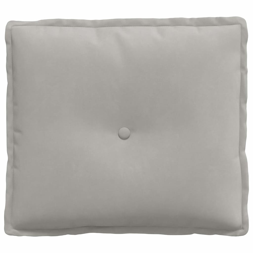 Cuscino per Schiena Grigio Chiaro 50 x 45 cm