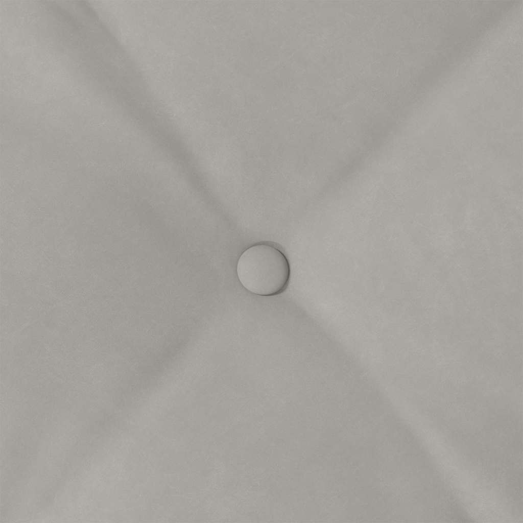 Cuscino per Schiena Grigio Chiaro 50 x 45 cm