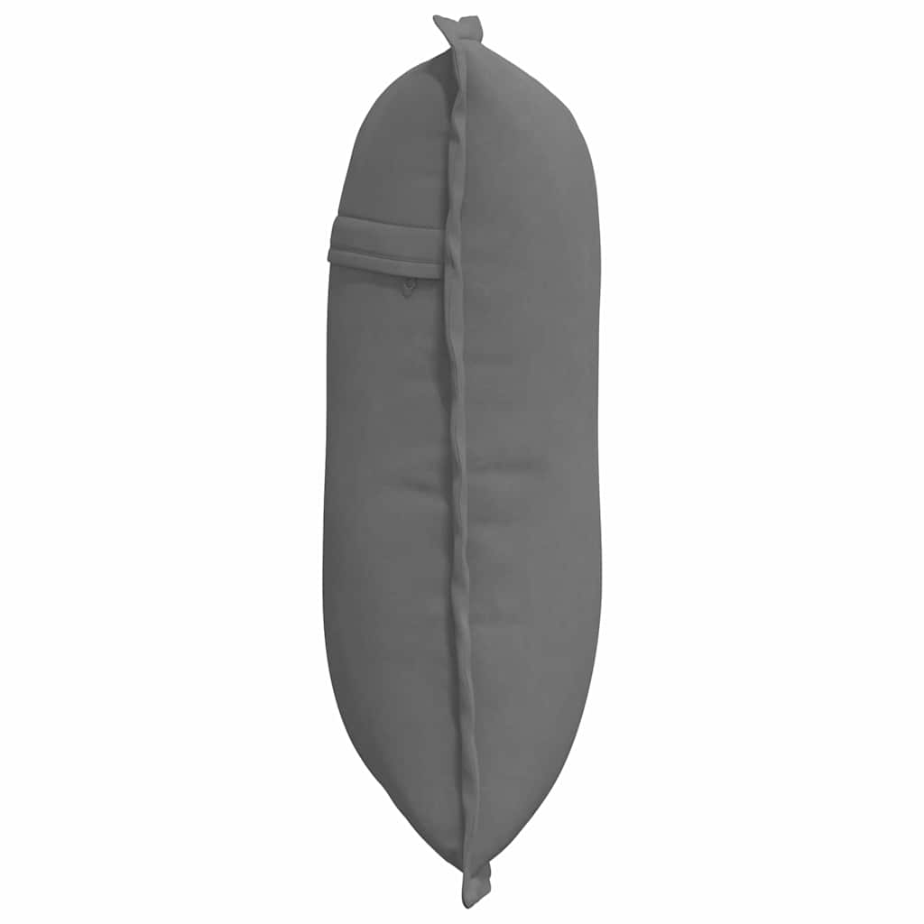 Cuscino per Schiena Grigio Scuro 50 x 45 cm