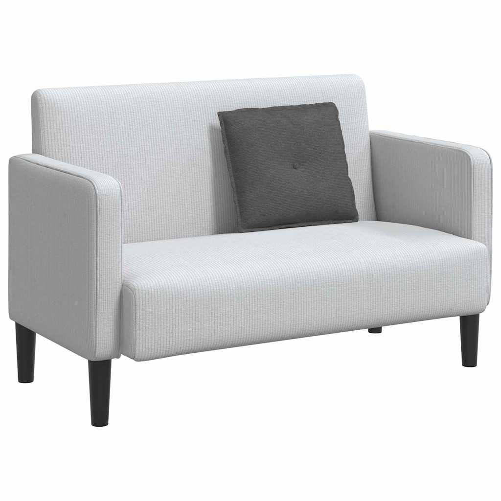 Cuscino per Schiena Grigio Scuro 50 x 45 cm Tessuto in Cords