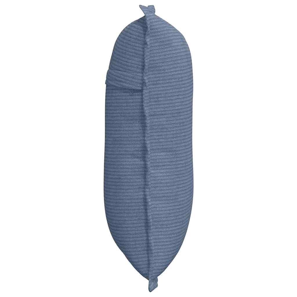 Cuscino per Schiena Blu 50 x 45 cm Tessuto in Cords