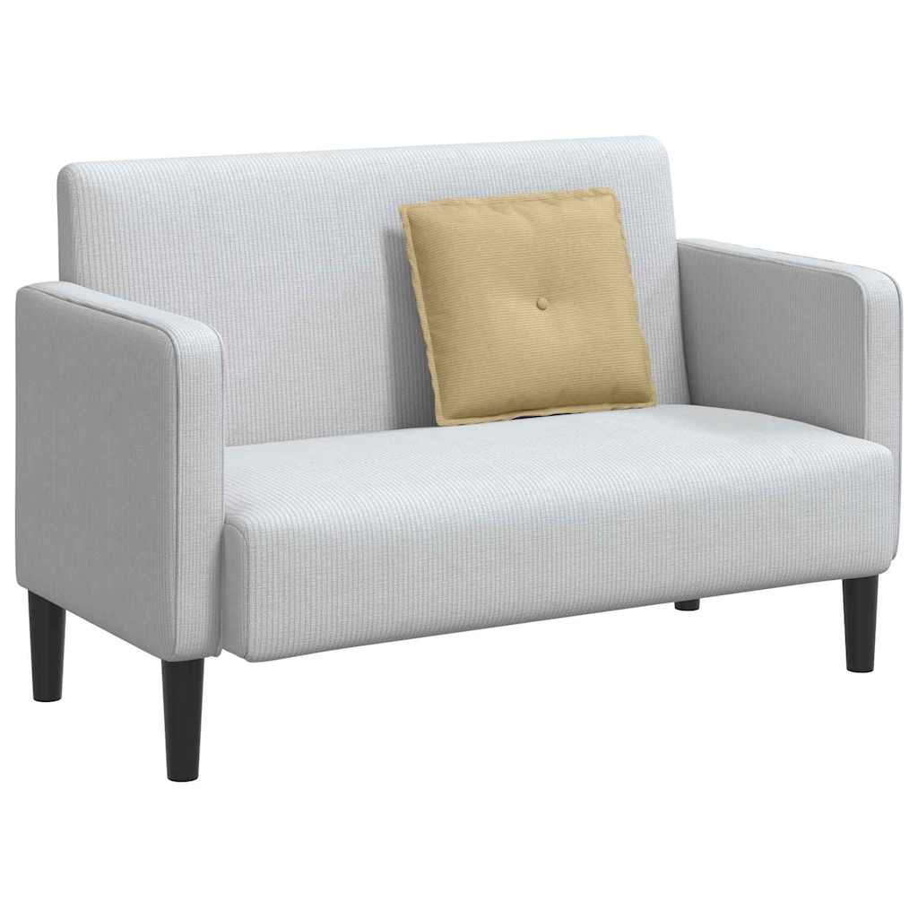 Cuscino per Schiena Grigio Verde 50 x 45 cm Tessuto in Cords