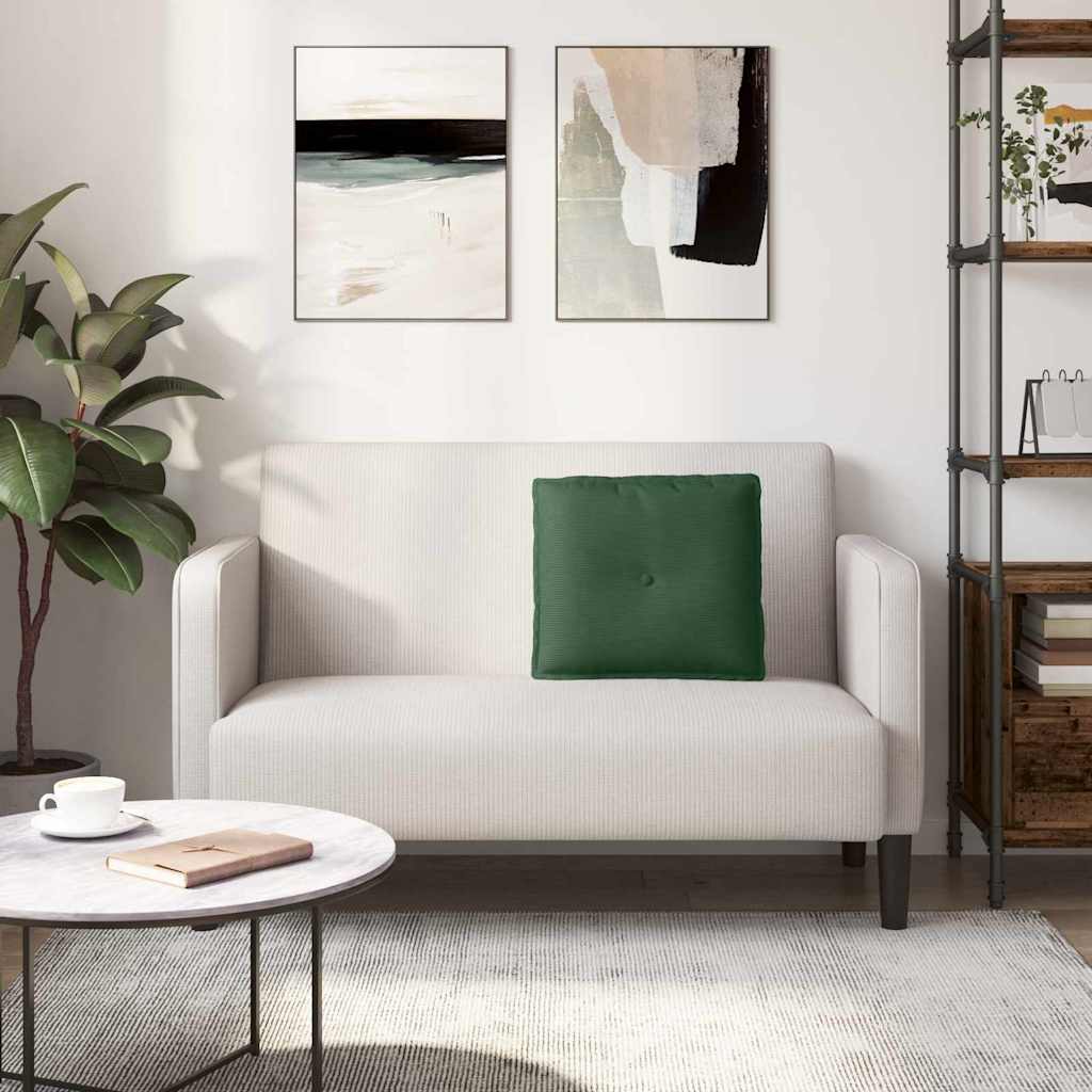 Cuscino per Schiena Verde Giungla 50 x 45 cm Tessuto in Cords