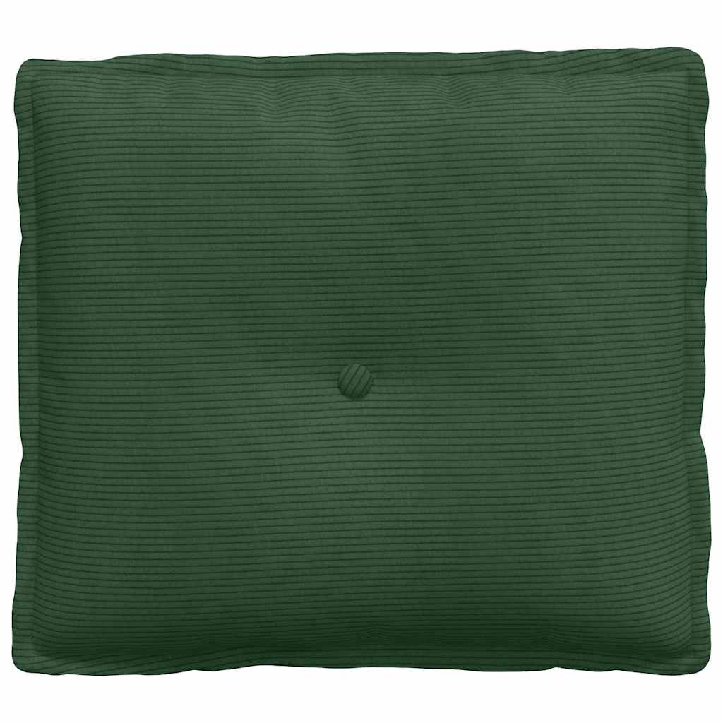 Cuscino per Schiena Verde Giungla 50 x 45 cm Tessuto in Cords