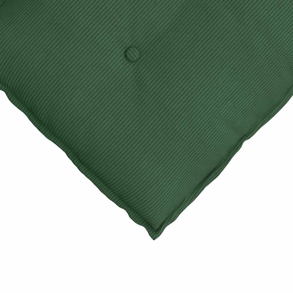 Cuscino per Schiena Verde Giungla 50 x 45 cm Tessuto in Cords