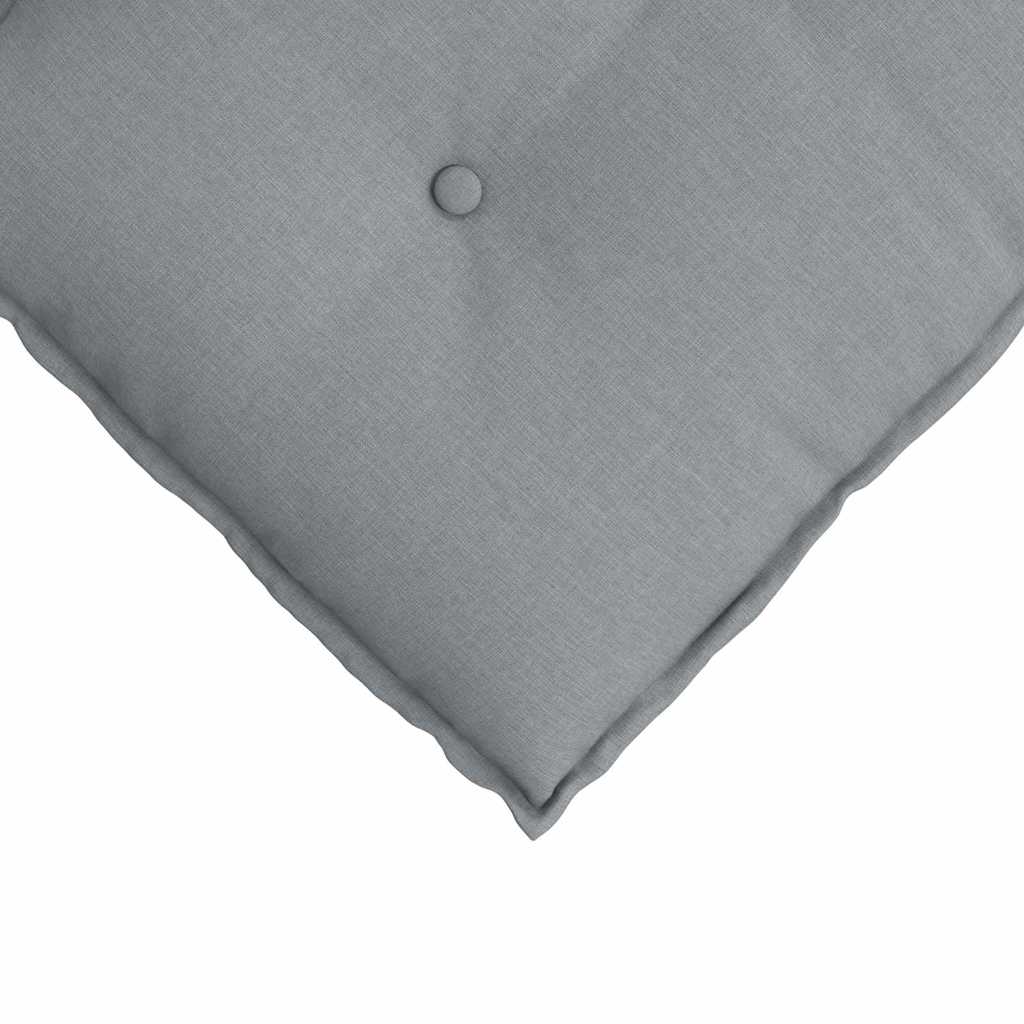 Cuscino per Schiena Grigio chiaro 60 x 19 x 50 cm Tessuto