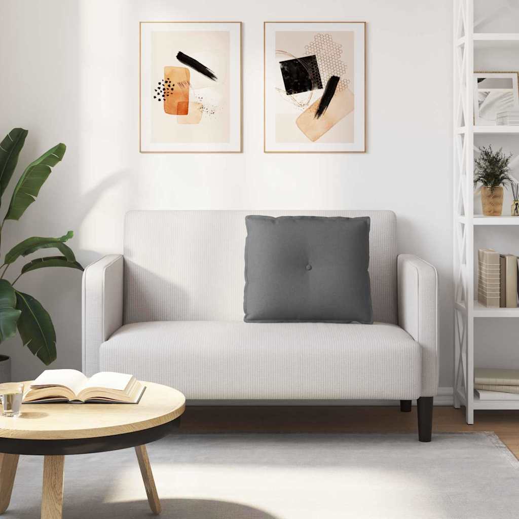 Cuscino per Schiena Grigio scuro 60 x 19 x 50 cm Tessuto