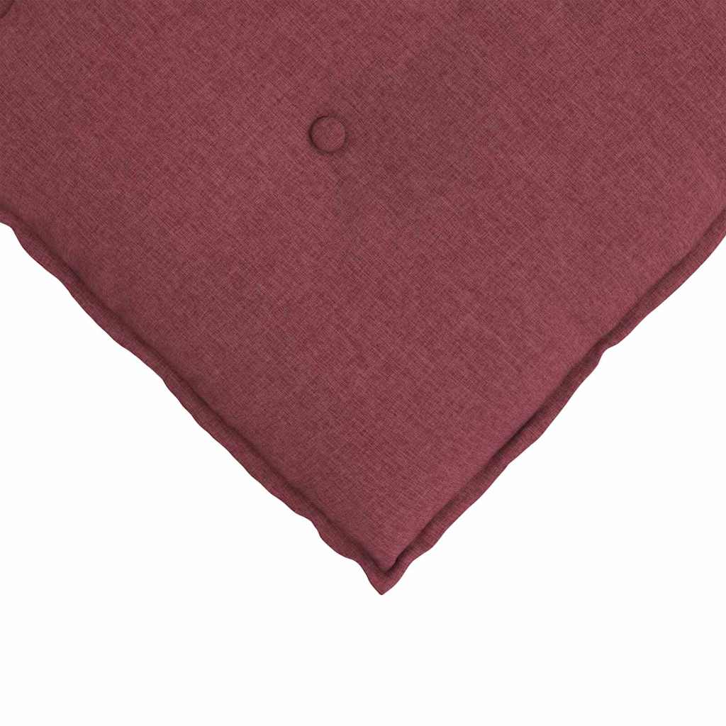 Cuscino per Schiena Rosso Vino 60 x 19 x 50 cm Tessuto