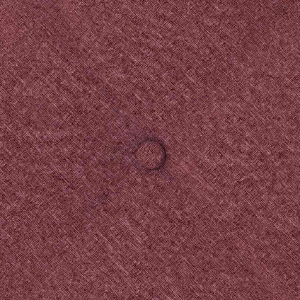 Cuscino per Schiena Rosso Vino 60 x 19 x 50 cm Tessuto