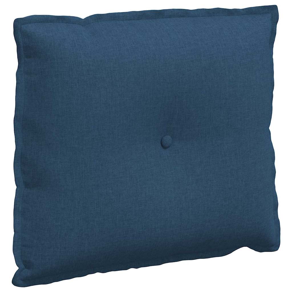 Cuscino per Schiena Blu 60 x 19 x 50 cm Tessuto